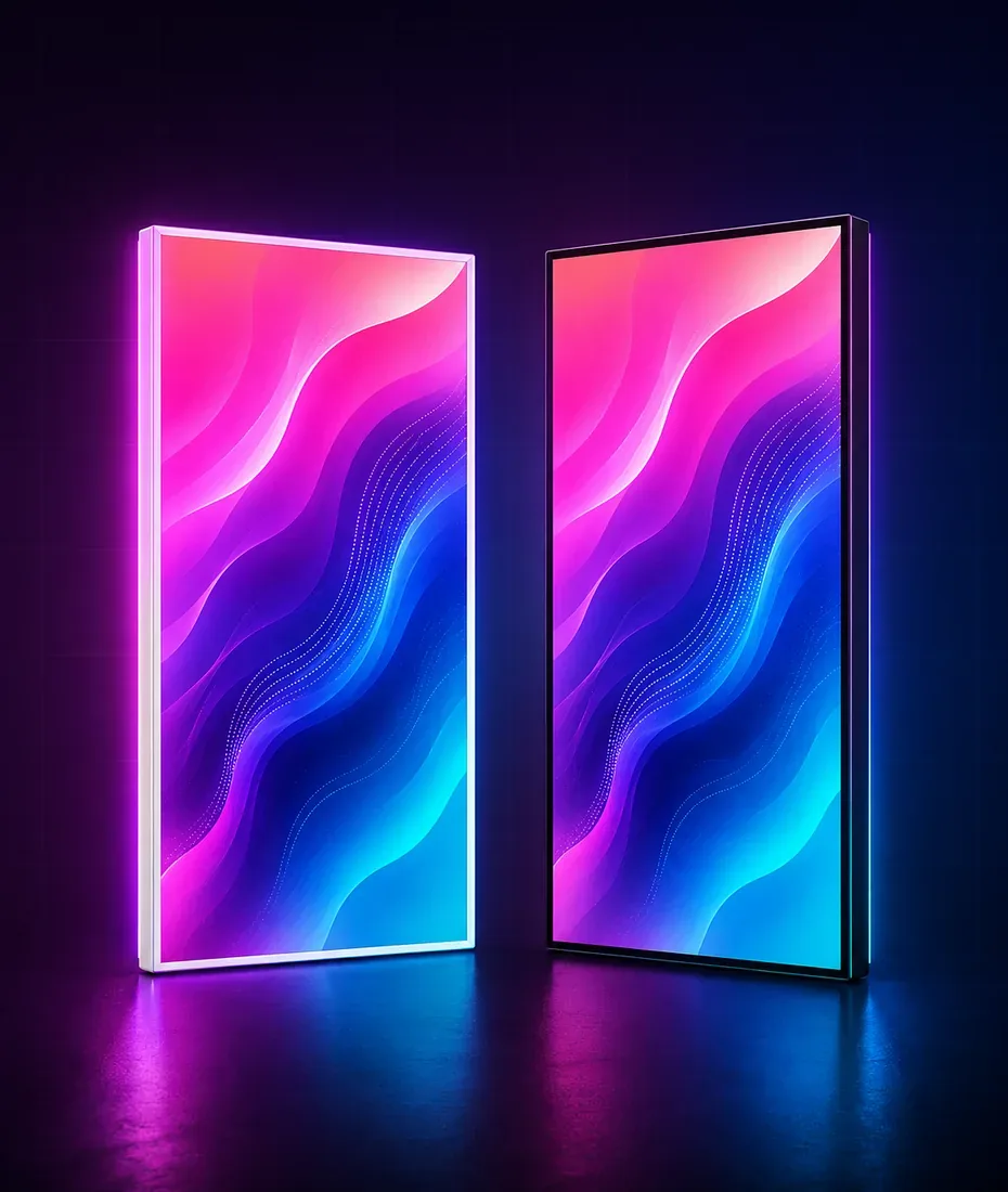 Multifunkčná LED obrazovka DD50 – čelný pohľad